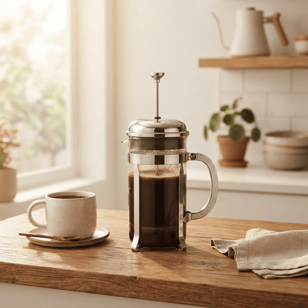 French Press Coffee Ratio (1:15) — Cafetière Method & Technique